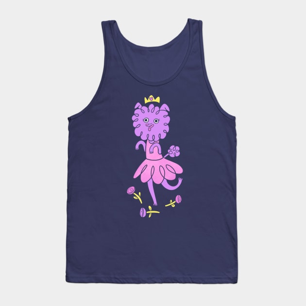 Poodle Ballerina Tank Top by Rileyer